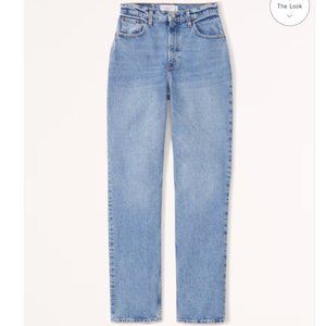 Abercrombie 90s Slim Straight Ultra High Rise Curve Love Size 29/8